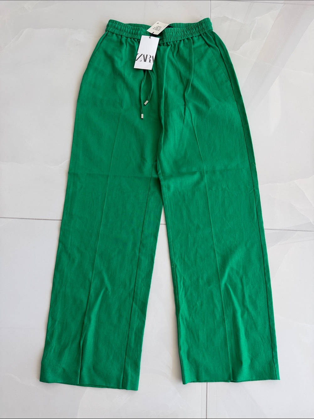 Zara Green Linen pants